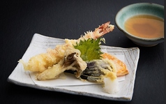大海老と地場野菜の天ぷら