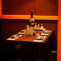 デートや合コンにピッタリの少人数個室！