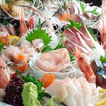 豪快かつ贅沢★お刺身盛り合わせ☆鮮度と豪快さには自信があります♪まずは食べてみてください☆