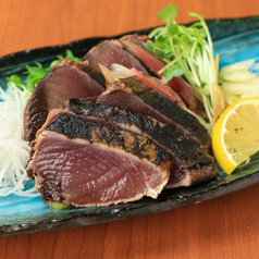 カツオの藁焼き ピンク岩塩添え 小