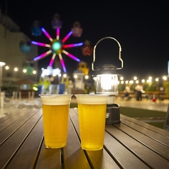 東急プラザ蒲田BeerFesta2025 芝生のビアガーデンBBQの雰囲気1