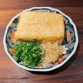 料理メニュー写真 焼京揚げと九条ねぎ