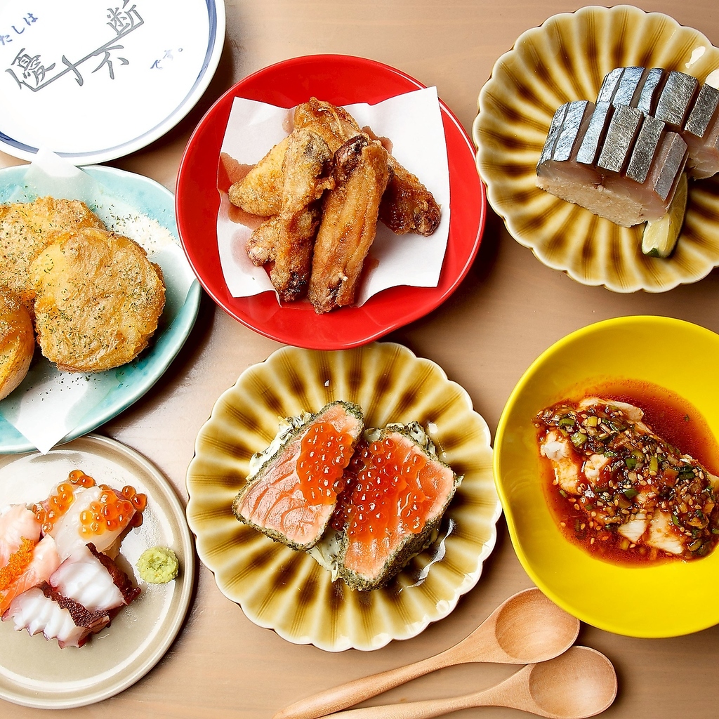 お洒落なお皿とお料理♪小皿料理だから色々食べれて楽しい！
