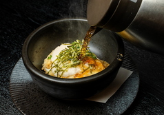 石焼ジーマーミ豆腐の揚げ出し(とろろかけ)