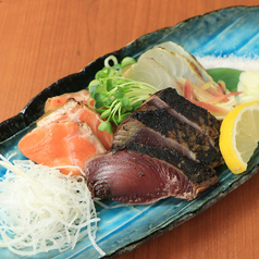 名物!藁焼き盛り合わせ 3種