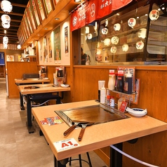 全卓鉄板付き！熱々の鉄板料理を召し上がれ