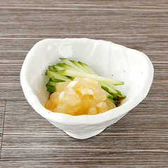 瀬戸内レモン味のクラゲポン酢