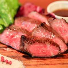 秋田錦牛ランプの炭火焼きステーキ