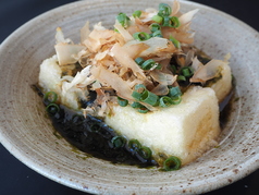 島豆腐の揚げ出し