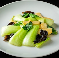 青菜のガーリック炒め