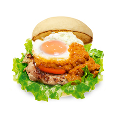 シンガポールラクサチキンバーガー