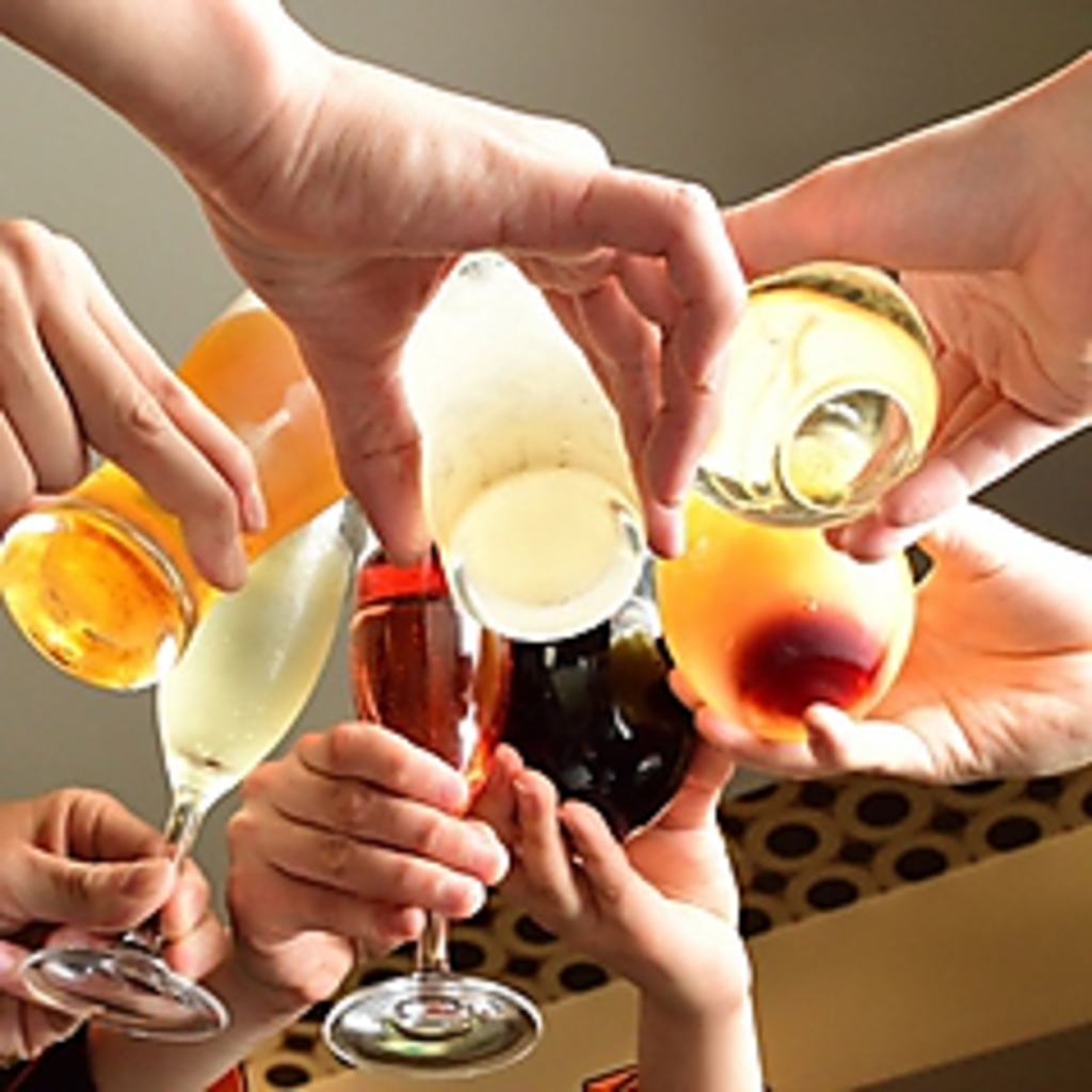 全100種類以上飲み放題をお愉しみいただけます◎