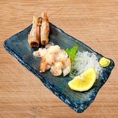 赤海老(2尾)の刺身