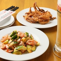 お得な生ビールセットで仕事終わりの疲れが癒されます！