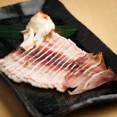 スルメイカの船上干し