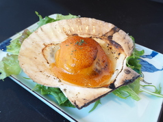 ホタテの自家製ウニソース焼き （1個）