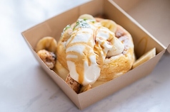 キャラメルバナナパンケーキ