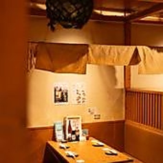 半個室テーブル4名席