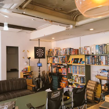 ボードゲームカフェでんでんむしの雰囲気1