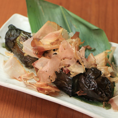 ナスの藁焼きたたき