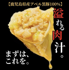 ◆黒豚肉汁餃子【鹿児島県産アベル黒豚100 %】