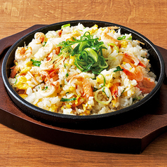 桜海老と九条ねぎの鉄板チャーハン/もちもち太麺焼きそば　各