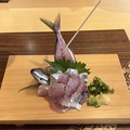 料理メニュー写真&nbsp;真鯵の刺身(姿造り)