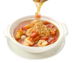 海鮮入りXO醤炒飯/海鮮入りトマトおこげ/五目おこげ
