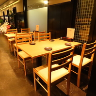 ゆったり落ち着いた空間が広がります