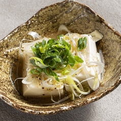 葱塩 冷奴