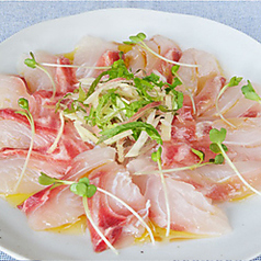 白身魚の和風カルパッチョ