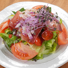 生ハムとトマトのサラダ イタリアンドレッシング
