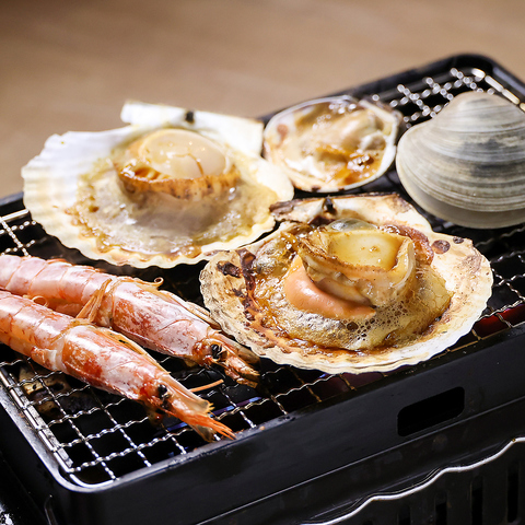 名古屋駅から徒歩3分☆【都会の海の家】で浜焼きをお楽しみください♪