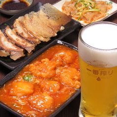 リーズナブルなお値段で提供 美味しいビールが得 おつまみとおかずとビールセット1000円 税込 台湾酒家 人来鳳 中華 ホットペッパーグルメ