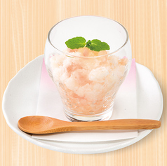 ジャスミン茶とグレープフルーツの氷菓