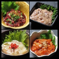 豊富なおつまみ