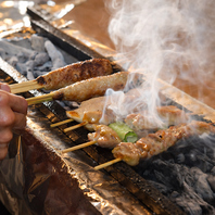 焼き鳥は毎日仕込み、鮮度の良い鶏肉のみを使用。