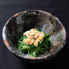 京水菜とお揚げの炊いたん