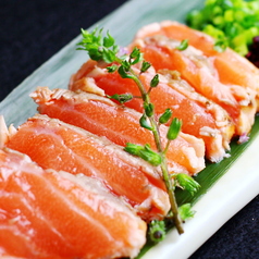 スモークサーモンのお造り