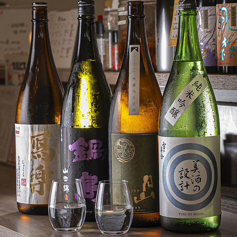 ◆各種宴会受付中◆有名銘柄～珍しい希少銘柄まで幅広く日本酒をご用意しております！