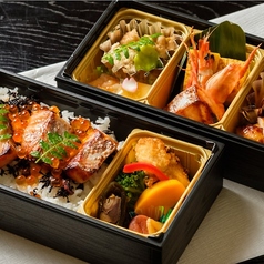 イクラとサーモンの幽庵焼き重