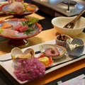 料理メニュー写真&nbsp;【花見】古民家で味わう鮮やかな前菜～デザートまで◆三田ポーク鍋他充実の全12品≪食前酒付き≫