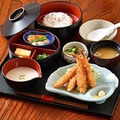 料理メニュー写真&nbsp;エビフライ麦とろ膳