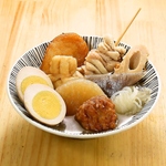 【ほっこり和む】おでんも各種ご用意♪盛り合わせだけでなく、お好みで1品ずつのご注文もOK！