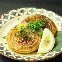 新玉ねぎのステーキ