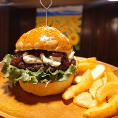 Blueberry cream cheese Burger