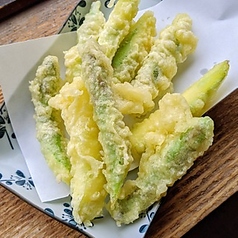 アスパラ、行者にんにくの写真