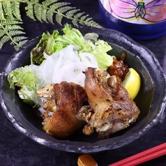 味付け豚足塩焼き