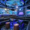 カラオケ付きのVIP席は最大20名まで◎おひとり様1時間5，000円で利用可能☆貸切もでき、宴会やパーティーに最適。音響・照明も整っており、仲間だけで盛り上がれる特別空間です♪