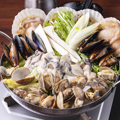 貝鍋※牡蠣、ムール貝、あさり、帆立(2人前から)